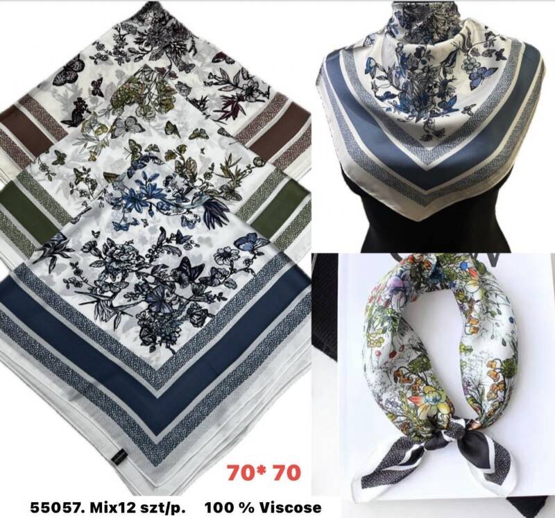 Chuska damskie Roz Standard,  Mix kolor Paczka 12 szt